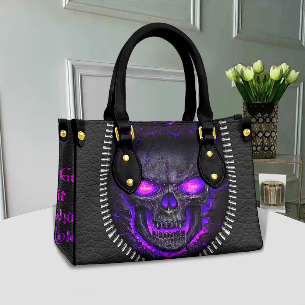 High Quality Faux Leather Skull Handbags