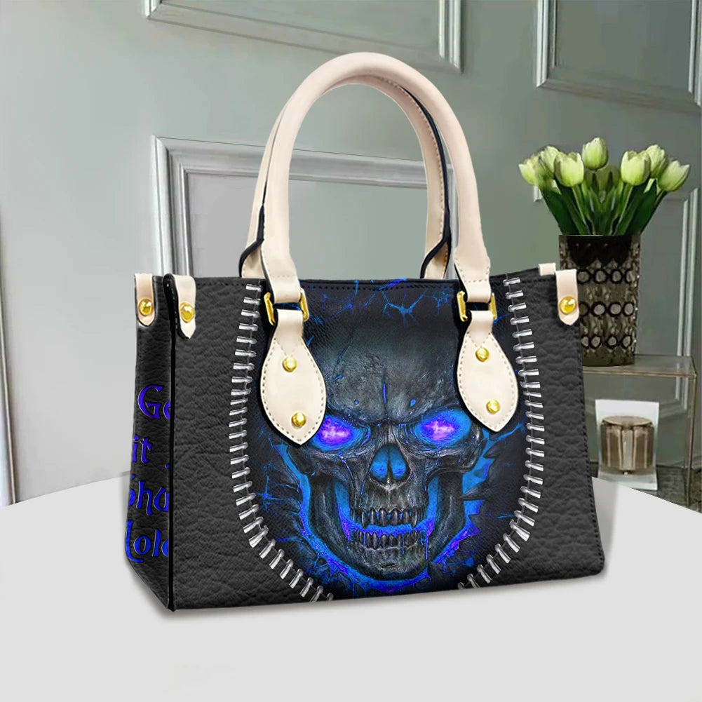 High Quality Faux Leather Skull Handbags