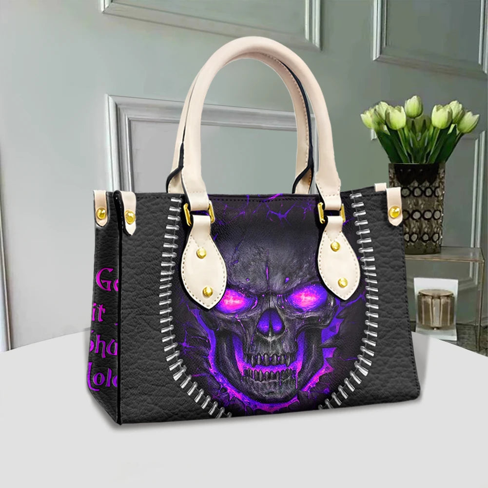 High Quality Faux Leather Skull Handbags