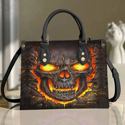 High Quality Faux Leather Skull Handbags