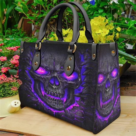 High Quality Faux Leather Skull Handbags