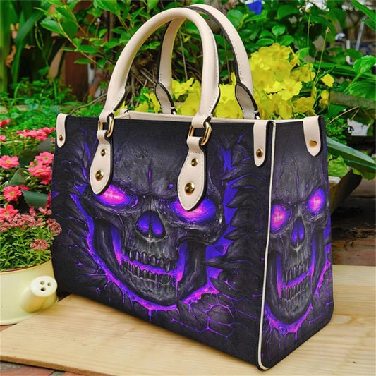 High Quality Faux Leather Skull Handbags