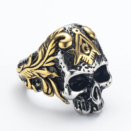 316L Stainless Steel Skull Rings