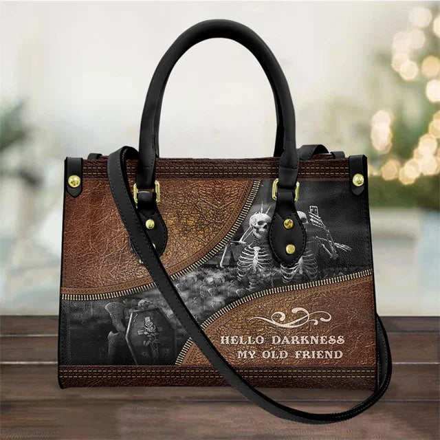 High Quality Faux Leather Skull Handbags