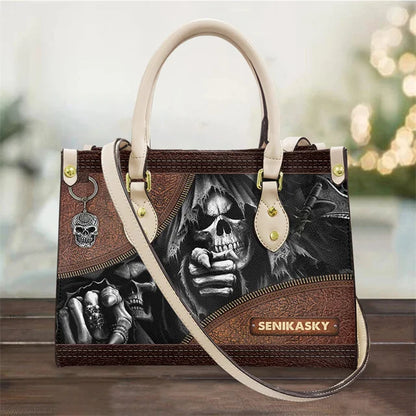 High Quality Faux Leather Skull Handbags