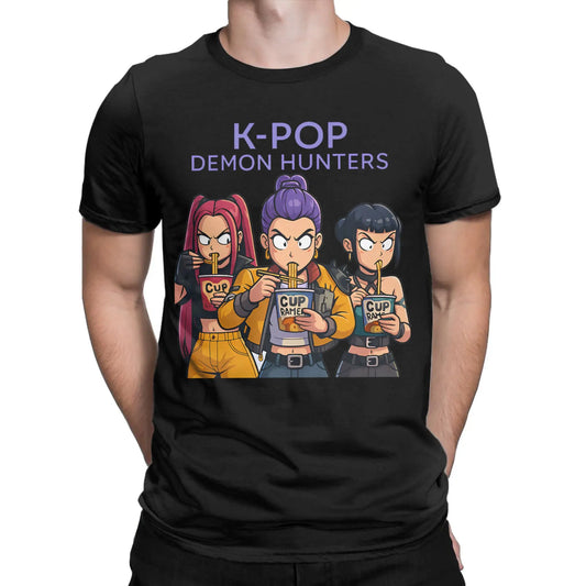 Crazy Rujinu & Rumi Kpop Demon Hunters Cotton T-Shirt