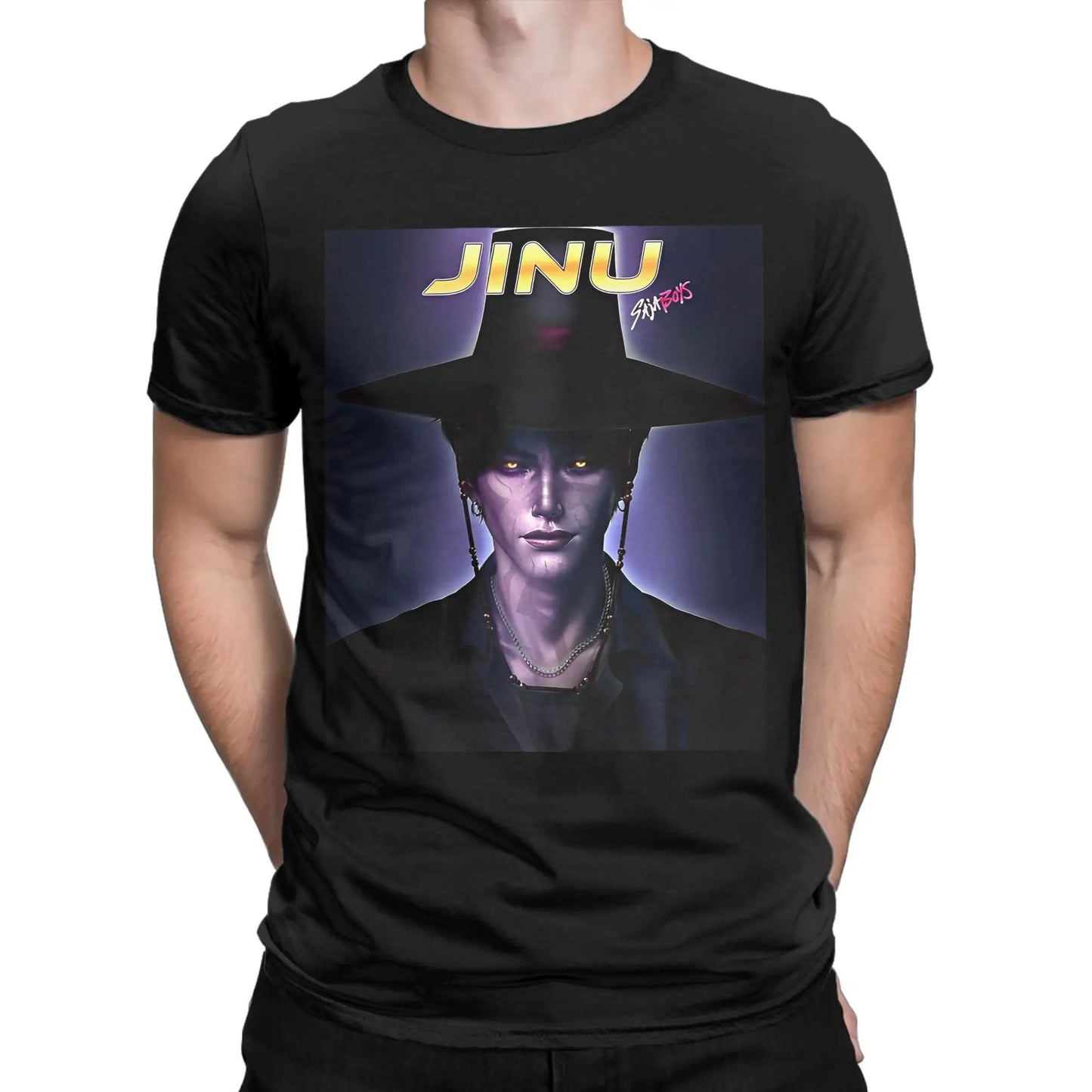 Jinu Saja Boys Kpop Demon Hunters Anime Tee