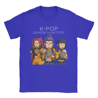 Crazy Rujinu & Rumi Kpop Demon Hunters Cotton T-Shirt