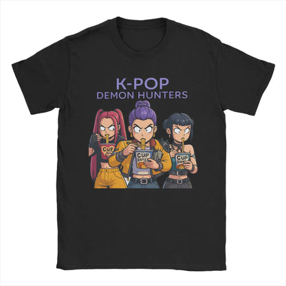 Crazy Rujinu & Rumi Kpop Demon Hunters Cotton T-Shirt