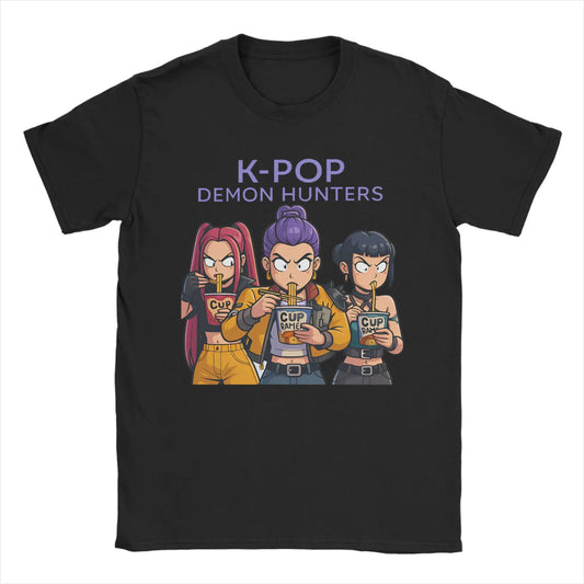 Crazy Rujinu & Rumi Kpop Demon Hunters Cotton T-Shirt