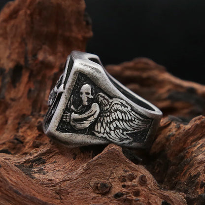 316L Stainless Steel Death Skull Rings