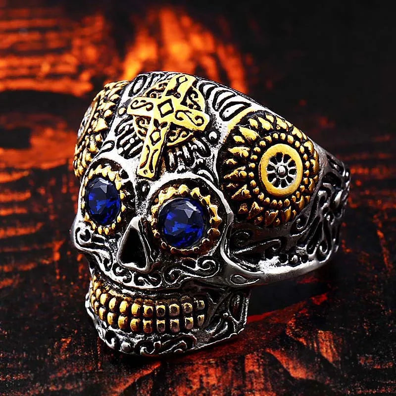 High Art 316L Stainless Steel Skull Rings