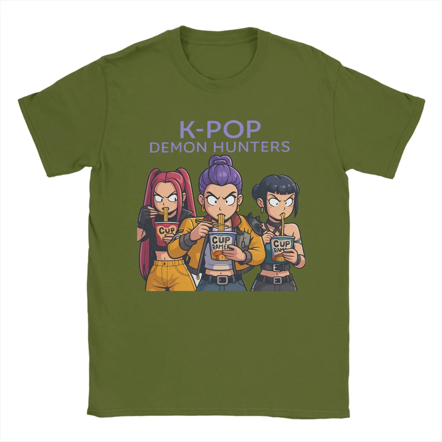 Crazy Rujinu & Rumi Kpop Demon Hunters Cotton T-Shirt