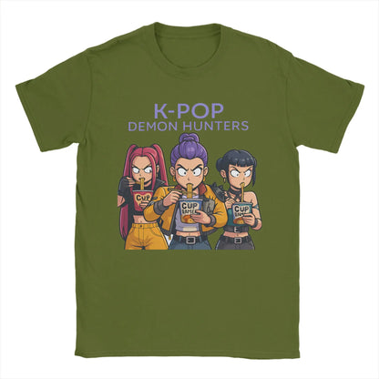 Crazy Rujinu & Rumi Kpop Demon Hunters Cotton T-Shirt