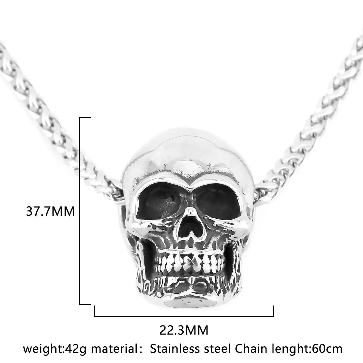 316L Stainless Steel Skull Necklaces