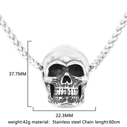 316L Stainless Steel Skull Necklaces
