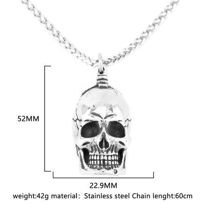 316L Stainless Steel Skull Necklaces