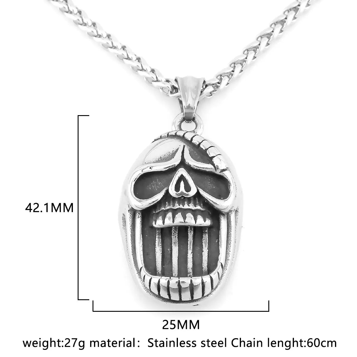 316L Stainless Steel Skull Necklaces