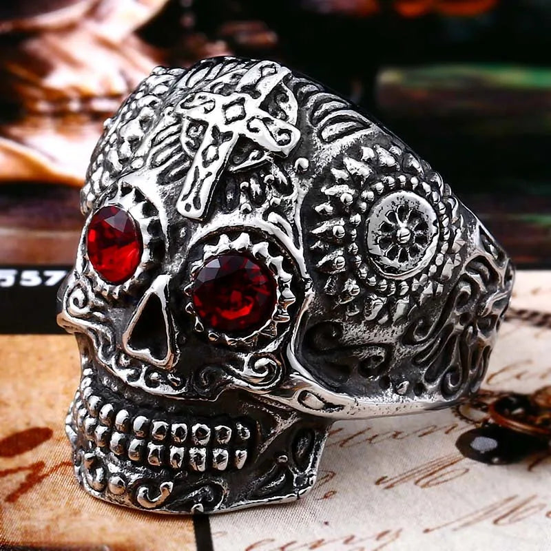High Art 316L Stainless Steel Skull Rings
