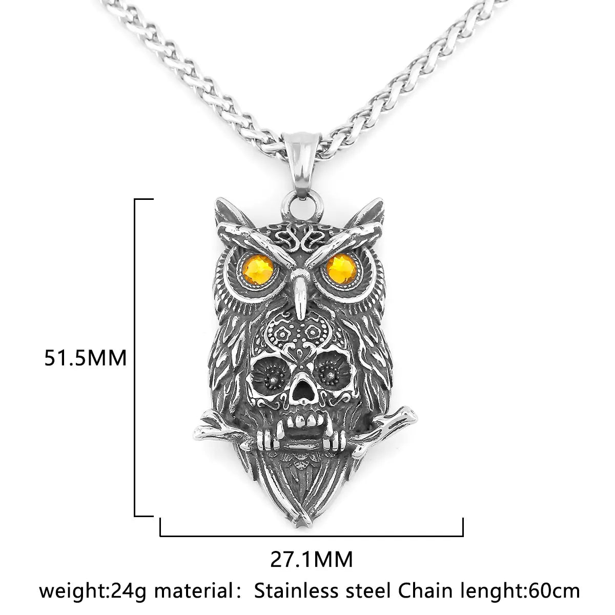 316L Stainless Steel Skull Necklaces