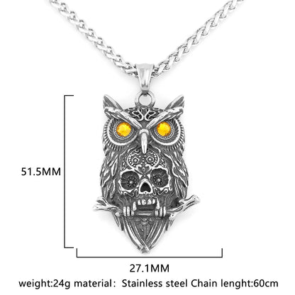 316L Stainless Steel Skull Necklaces