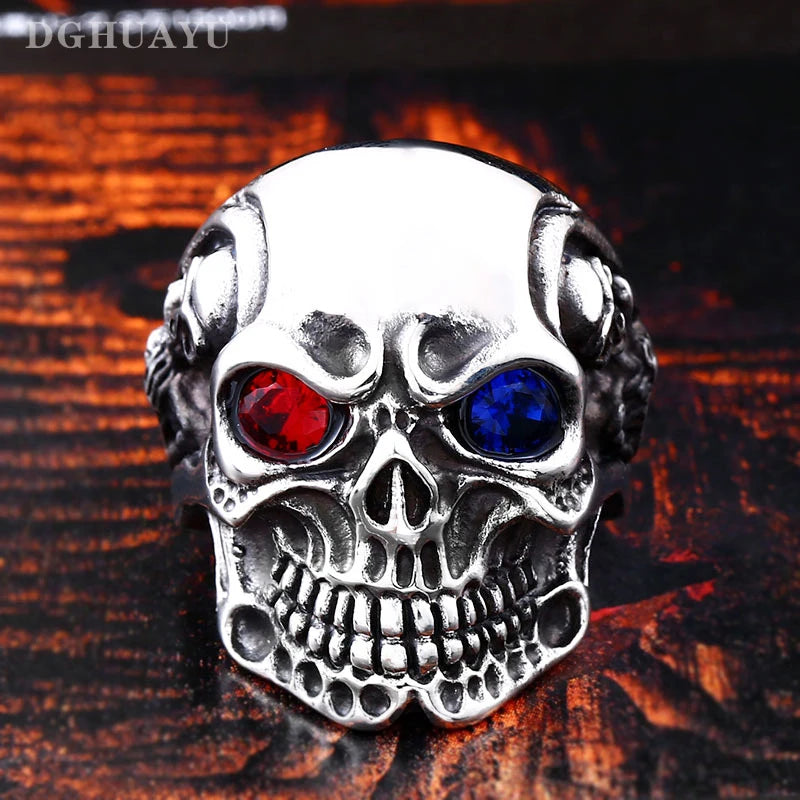 High Art 316L Stainless Steel Skull Rings