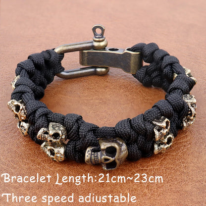 Skull Survival Bracelet