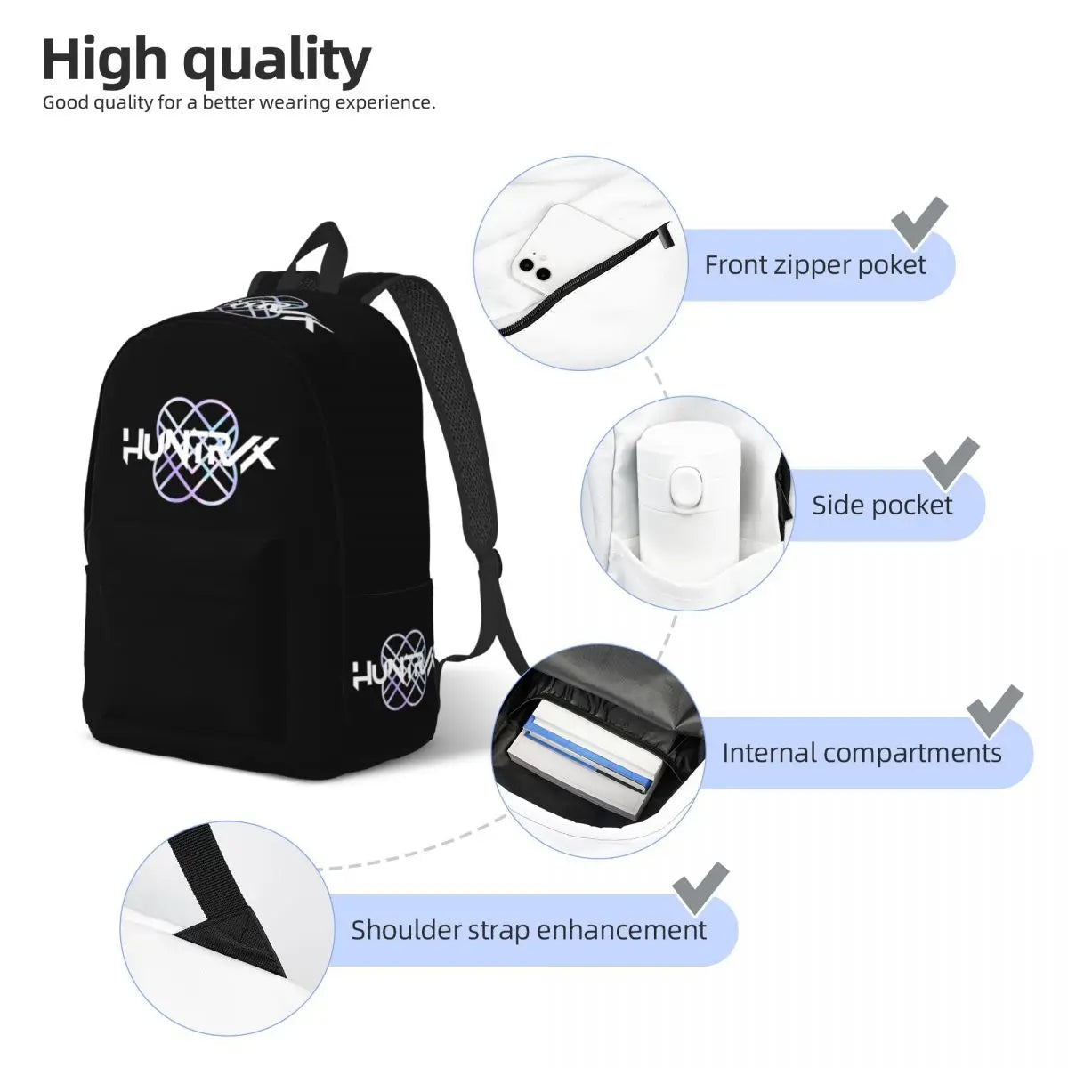 Huntrix Kpop Canvas Backpack