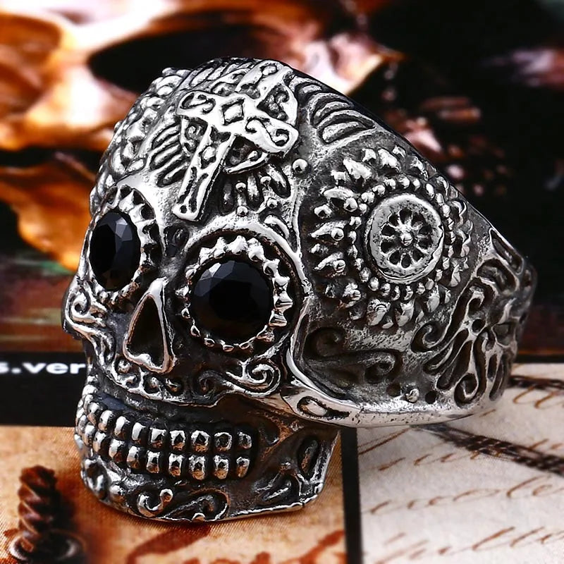 High Art 316L Stainless Steel Skull Rings