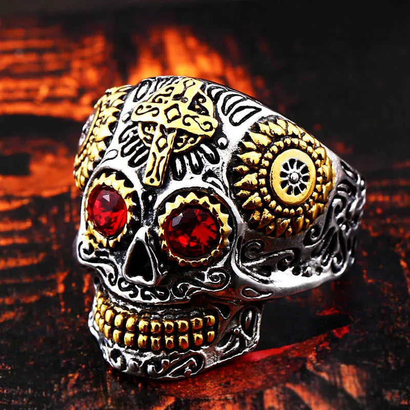 High Art 316L Stainless Steel Skull Rings