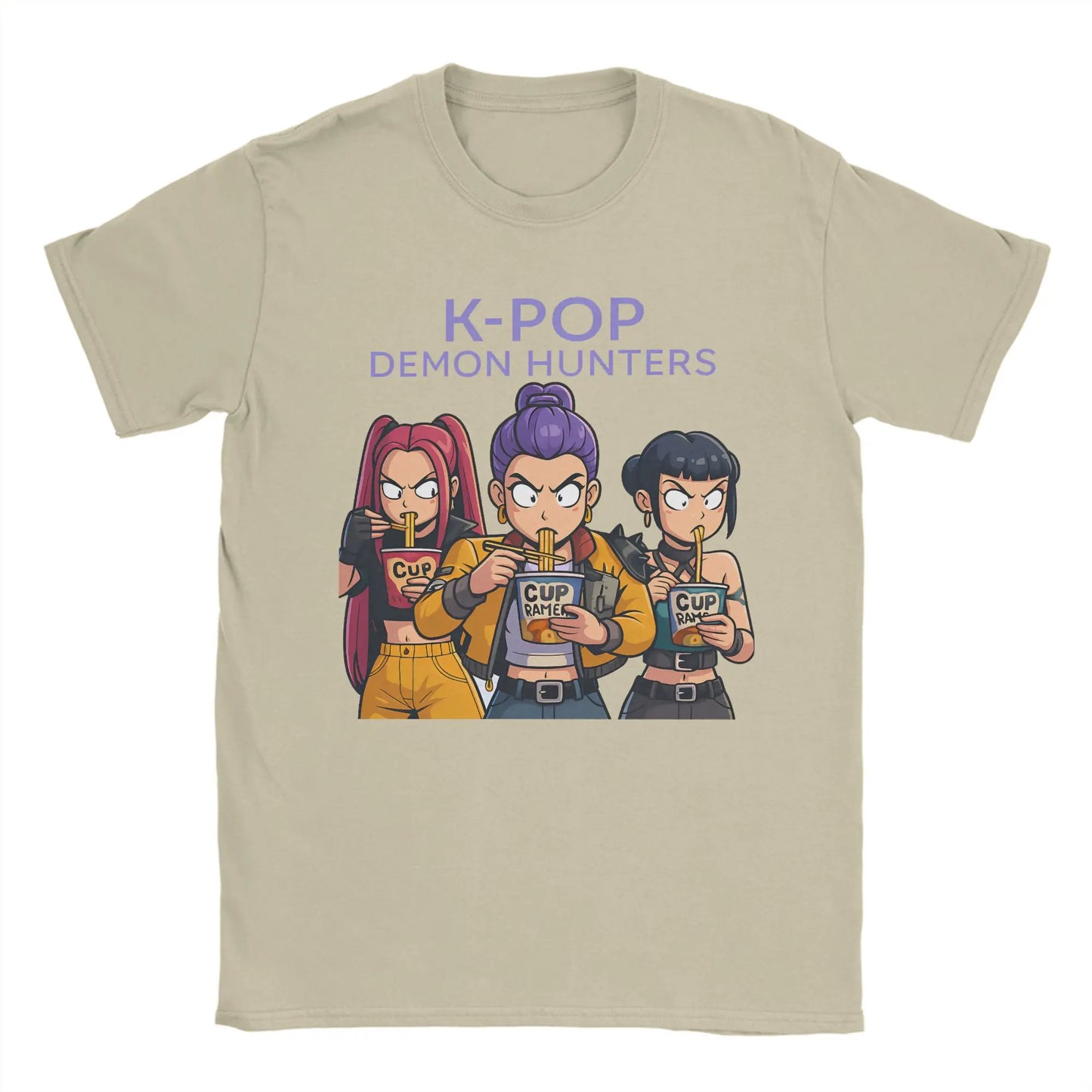 Crazy Rujinu & Rumi Kpop Demon Hunters Cotton T-Shirt