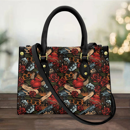High Quality Faux Leather Skull Handbags
