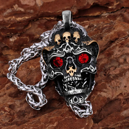 316L Stainless Steel Skull Necklaces