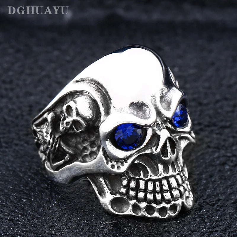 High Art 316L Stainless Steel Skull Rings