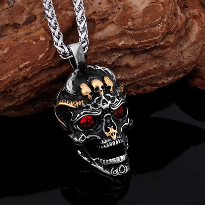 316L Stainless Steel Skull Necklaces