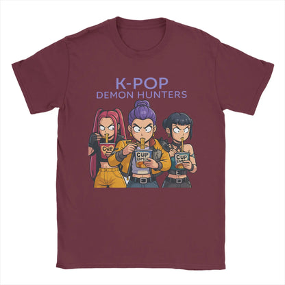 Crazy Rujinu & Rumi Kpop Demon Hunters Cotton T-Shirt