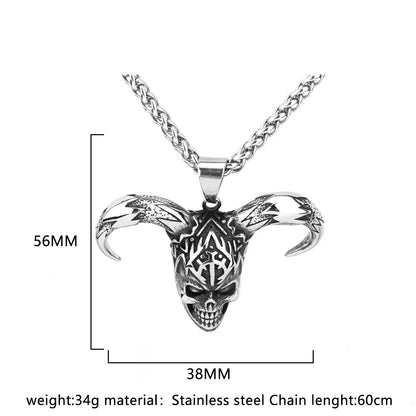 316L Stainless Steel Skull Necklaces