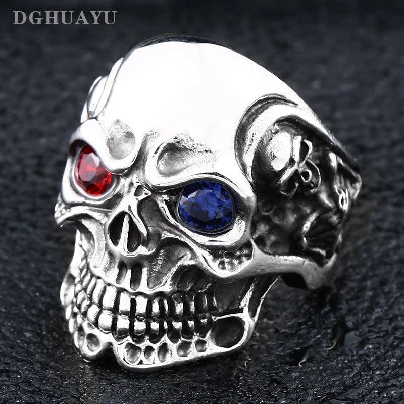 High Art 316L Stainless Steel Skull Rings