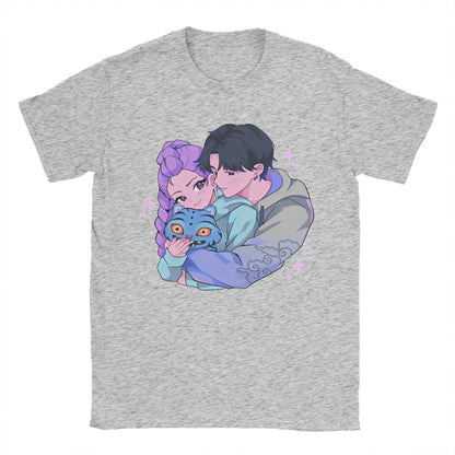 Rujinu Kpop Demon Hunters Y2K Graphic Tee – Cotton T-Shirt