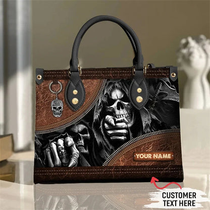 High Quality Faux Leather Skull Handbags